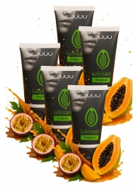 Набор из 5 съедобных лубрикантов JUJU со вкусом тропических фруктов - JuJu - купить с доставкой в Екатеринбурге