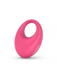 Розовое интерактивное эрекционное виброкольцо Leo - Easy toys - в Екатеринбурге купить с доставкой