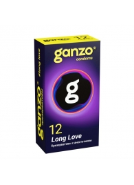 Презервативы с анестетиком для продления удовольствия Ganzo Long Love - 12 шт. - Ganzo - купить с доставкой в Екатеринбурге
