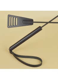 Черный кожаный стек «Сириус» - 60 см. - Sitabella - купить с доставкой в Екатеринбурге