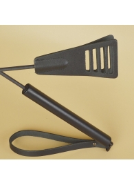 Черный кожаный стек «Сириус» - 60 см. - Sitabella - купить с доставкой в Екатеринбурге