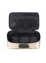 Золотистая сумочка для хранения игрушек Discreet Box - Dorcel - купить с доставкой в Екатеринбурге