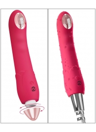 Малиновая насадка на душ с вибрацией Showers to orgasm - 20,1 см. - Orion - купить с доставкой в Екатеринбурге