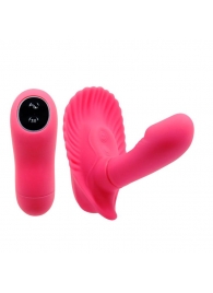Клиторальный стимулятор с вагинальной пробкой и дистанционным управлением - Baile