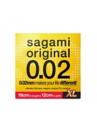 Презерватив увеличенного размера Sagami Original 0.02 XL-size - 1 шт. - Sagami - купить с доставкой в Екатеринбурге
