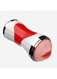 Двусторонний мастурбатор в колбе Power Grip Cup - вагина и ротик - Boys of Toys - в Екатеринбурге купить с доставкой Двусторонний мастурбатор в колбе Power Grip Cup - вагина и ротик - Boys of Toys - в Екатеринбурге купить с доставкой