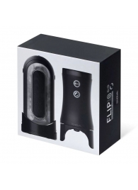 Набор Tenga Flip Zero Electronic Vibrotation: мастурбатор с вибрацией и устройство вращения - Tenga - в Екатеринбурге купить с доставкой Набор Tenga Flip Zero Electronic Vibrotation: мастурбатор с вибрацией и устройство вращения - Tenga - в Екатеринбурге купить с доставкой