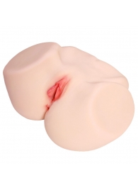 Мастурбатор-полуторс с двойным слоем материала и вибрацией Jenny Onahole Real Vagina - KOKOS - в Екатеринбурге купить с доставкой