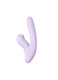 Сиреневый вибромассажер со съёмным клиторальным пульсатором DuoGlow - Svakom купить в Екатеринбурге с доставкой в Orgasmix.ru Сиреневый вибромассажер со съёмным клиторальным пульсатором DuoGlow - Svakom
