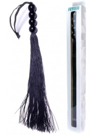 Черная силиконовая плеть - 37 см. - Boys of Toys - купить с доставкой в Екатеринбурге