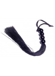 Черная силиконовая плеть - 37 см. - Boys of Toys - купить с доставкой в Екатеринбурге