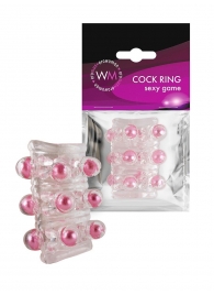 Прозрачная сквозная насадка на пенис с цветными шариками - Erowoman-Eroman - в Екатеринбурге купить с доставкой