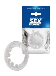 Эрекционное кольцо со стимулирующими шариками на поверхности - Sex Expert - в Екатеринбурге купить с доставкой