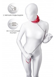 Красный ошейник с подкладкой из меха - ToyFa - купить с доставкой в Екатеринбурге