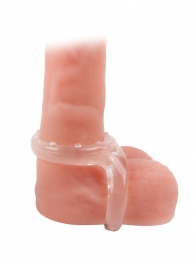 Прозрачное двойное эрекционное кольцо - Sex Expert - в Екатеринбурге купить с доставкой