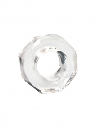 Прозрачное эрекционное кольцо в форме гайки - Sex Expert - в Екатеринбурге купить с доставкой