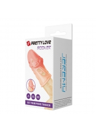 Телесная насадка на пенис Booker - 8 см. - Baile - в Екатеринбурге купить с доставкой