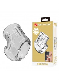 Прозрачная насадка на пенис и мошонку - Baile - в Екатеринбурге купить с доставкой