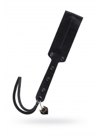 Черный кожаный пэддл - 32 см. - Pecado - купить с доставкой в Екатеринбурге