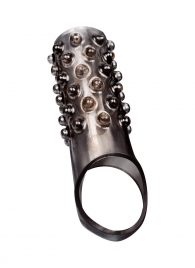 Дымчатая насадка на пенис с выпуклостями - 12 см. - Sex Expert - в Екатеринбурге купить с доставкой