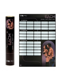 Плакат для двоих со скретч-слоем «БДСМ» - Сима-Ленд - купить с доставкой в Екатеринбурге