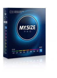 Презервативы MY.SIZE размер 72 - 3 шт. - My.Size - купить с доставкой в Екатеринбурге