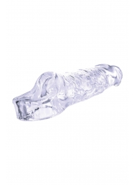 Прозрачная насадка-удлинитель Length Enhancer с подхватом - 16 см. - NMC - в Екатеринбурге купить с доставкой
