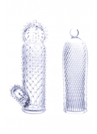 Набор из 2 прозрачных насадок на член Seductive Tickler Sleeves - NMC - в Екатеринбурге купить с доставкой