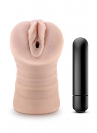 Телесный мастурбатор-вагина Ayumi с вибрацией - Blush Novelties - в Екатеринбурге купить с доставкой