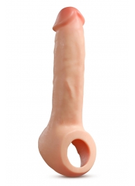 Телесная насадка-удлинитель Thrive 8.75 Inch Realistic Penis Extender Sleeve - 22,2 см. - Blush Novelties - в Екатеринбурге купить с доставкой