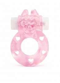 Розовое эрекционное виброкольцо в форме зайчика - 1137 - в Екатеринбурге купить с доставкой