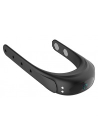 Черное эрекционное виброкольцо на ремешках - Boys of Toys - в Екатеринбурге купить с доставкой