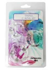 Набор из 3 эрекционных прозрачных колец - Boys of Toys - в Екатеринбурге купить с доставкой