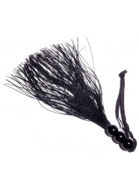 Черная силиконовая плетка - 25,4 см. - Boys of Toys - купить с доставкой в Екатеринбурге