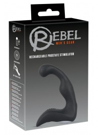 Черный перезаряжаемый стимулятор простаты с вибрацией - 14,6 см. - Orion - в Екатеринбурге купить с доставкой