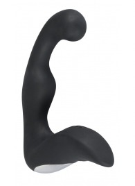 Черный перезаряжаемый стимулятор простаты с вибрацией - 14,6 см. - Orion - в Екатеринбурге купить с доставкой
