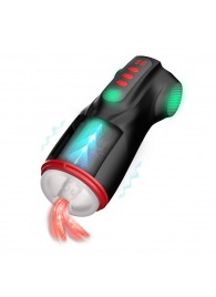 Интерактивный мастурбатор Raven с вакуумом, вибрацией и подсветкой - Shots Media BV - в Екатеринбурге купить с доставкой