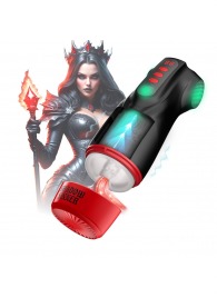 Интерактивный мастурбатор Raven с вакуумом, вибрацией и подсветкой - Shots Media BV - в Екатеринбурге купить с доставкой