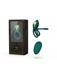 Зеленое эрекционное виброкольцо Bayek с пультом ДУ - Zalo - в Екатеринбурге купить с доставкой