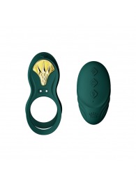 Зеленое эрекционное виброкольцо Bayek с пультом ДУ - Zalo - в Екатеринбурге купить с доставкой