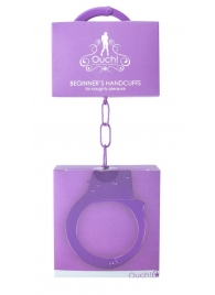 Фиолетовые наручники OUCH! Purple - Shots Media BV - купить с доставкой в Екатеринбурге