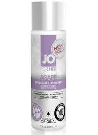 Лубрикант на водной основе для женщин JO AGAPE LUBRICANT ORIGINAL - 60 мл. - System JO - купить с доставкой в Екатеринбурге