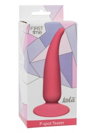 Розовая анальная пробка P-spot Teazer Pink - 12,2 см. - Lola Games - в Екатеринбурге купить с доставкой