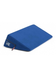 Синяя малая подушка для любви Liberator Retail Wedge - Liberator - купить с доставкой в Екатеринбурге