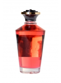 Массажное интимное масло с ароматом клубничного вина - 100 мл. - Shunga - купить с доставкой в Екатеринбурге