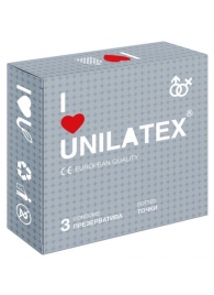 Презервативы с точками Unilatex Dotted - 3 шт. - Unilatex - купить с доставкой в Екатеринбурге