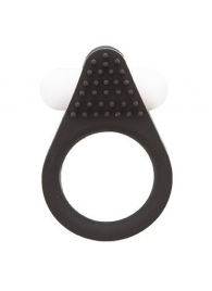 Чёрное эрекционное кольцо LIT-UP SILICONE STIMU RING 1 BLACK - Dream Toys - в Екатеринбурге купить с доставкой