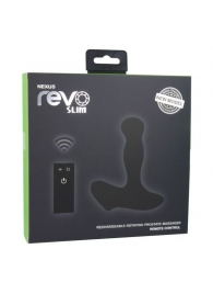 Чёрный перезаряжаемый массажёр предстательной железы NEXUS Revo Slim - Nexus Range - в Екатеринбурге купить с доставкой