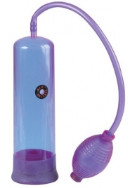 Фиолетовая вакуумная помпа E-Z Pump - California Exotic Novelties - в Екатеринбурге купить с доставкой
