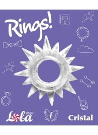 Прозрачное эрекционное кольцо Rings Cristal - Lola Games - в Екатеринбурге купить с доставкой